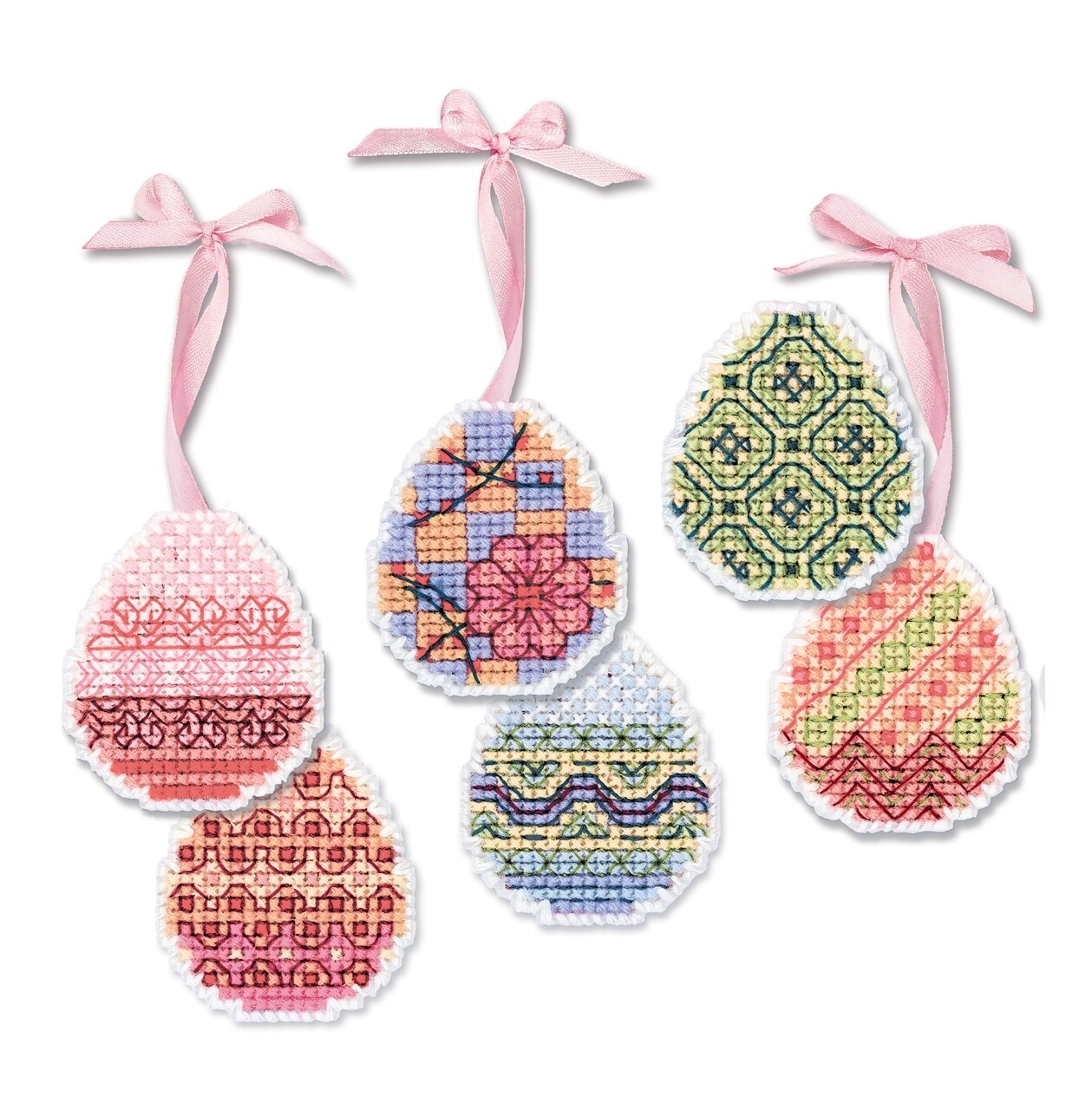 Riolis Plastic Canvas Kit 2.25"X2.25" 6/Pkg-Easter Patterns (10 Count)